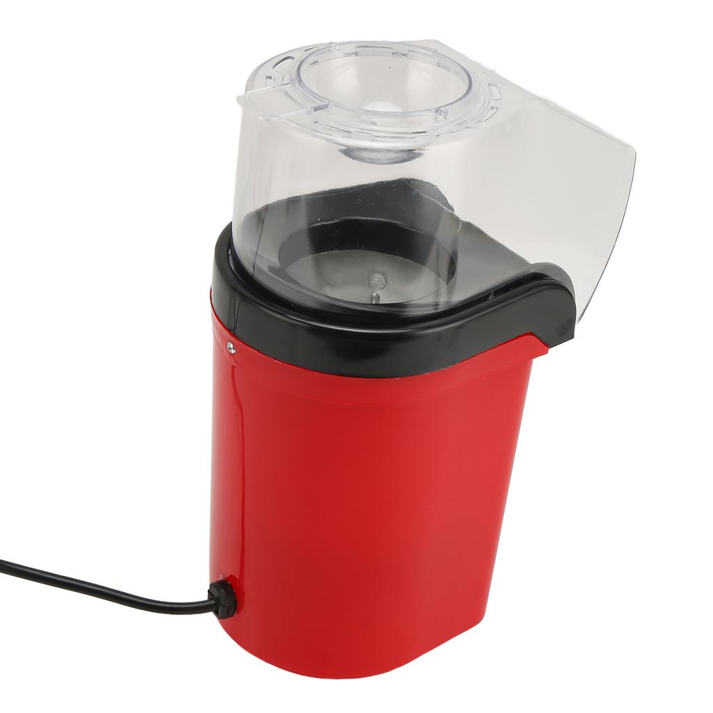 Popcorn Popper Electric Healthy Portable Red Popcorn Maker Machine for Home Parties Gatherings