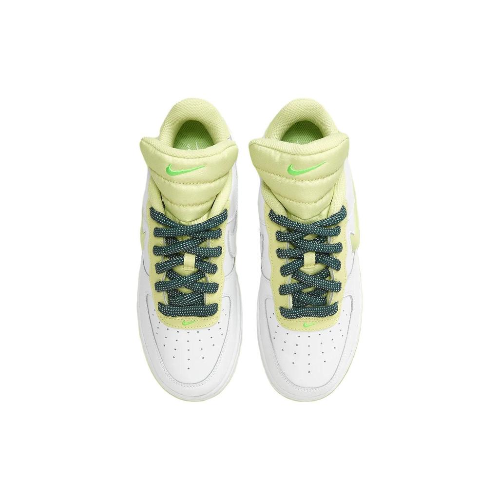 Nike Air Force 1 Low GS Gepolsterte Zunge Kinder-Sneaker Weiß FB7402-100