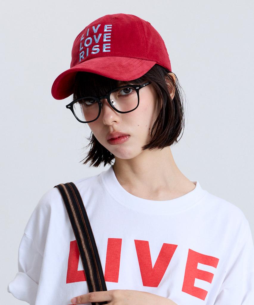 Makeuni Corduroy Llr Deep Ball Cap Red