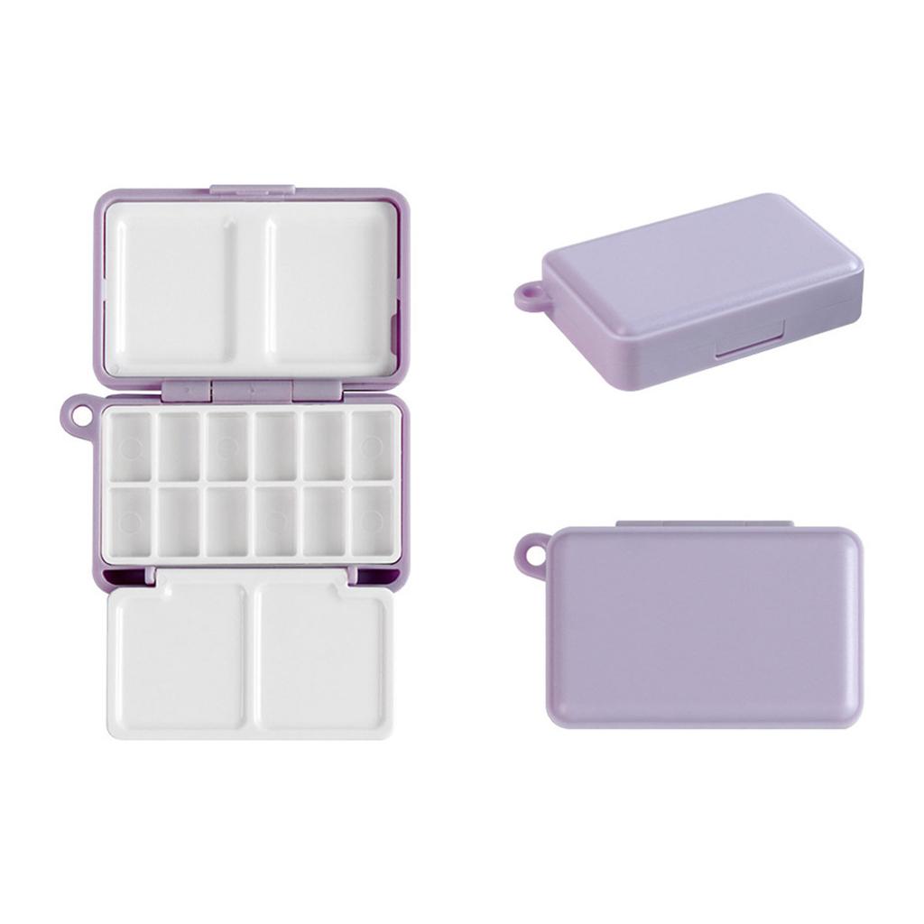 Portable Watercolour Paint Palette Folding Paint Palette Case Watercolor Paint Mixing Tray For Oil Acrylics Paint