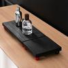 Wooden Tray with Feet Minimalist Decor Smooth for Vanity