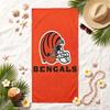 Cincinnati Bengals Soft Beach Towel Stylish Beach Pool Towel for Summer Seaside Vacation Travel