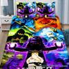 Duvet Cover Cartoon Game Pillowcase Bedding Set Boy Girl Bedroom Decoration Boys-N-ninjagos-Gift Single Double Large Size