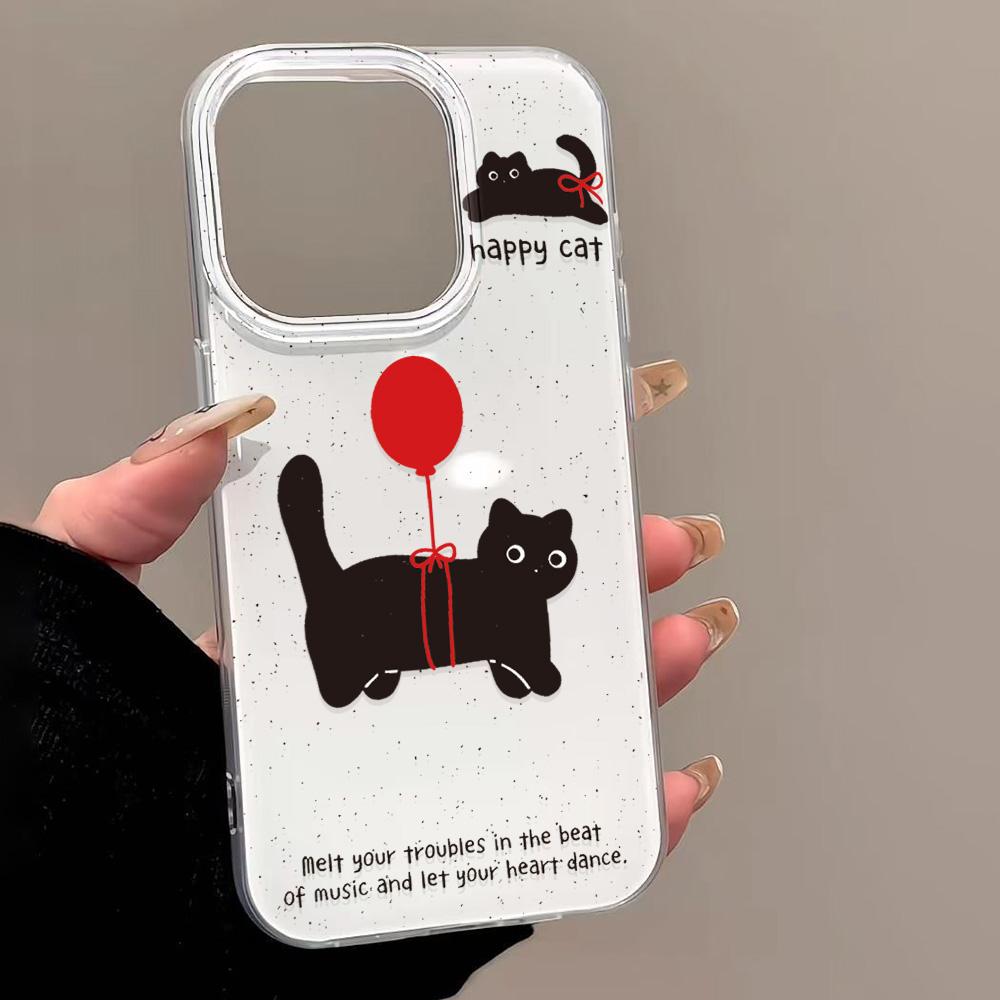 Painted Phone Case for iPhone 12 13 15 16 iPhone 16 12 13 14 15 Pro  14 15 16 Pro Max Coverage Shockproof Anti-Fingerprint Fresh Style Protective Case