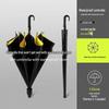 Curved Handle Golf Umbrellas: Waterproof, Thickened, Enlarged, Long Handle, Windproof, Sun Protection, Customizable.