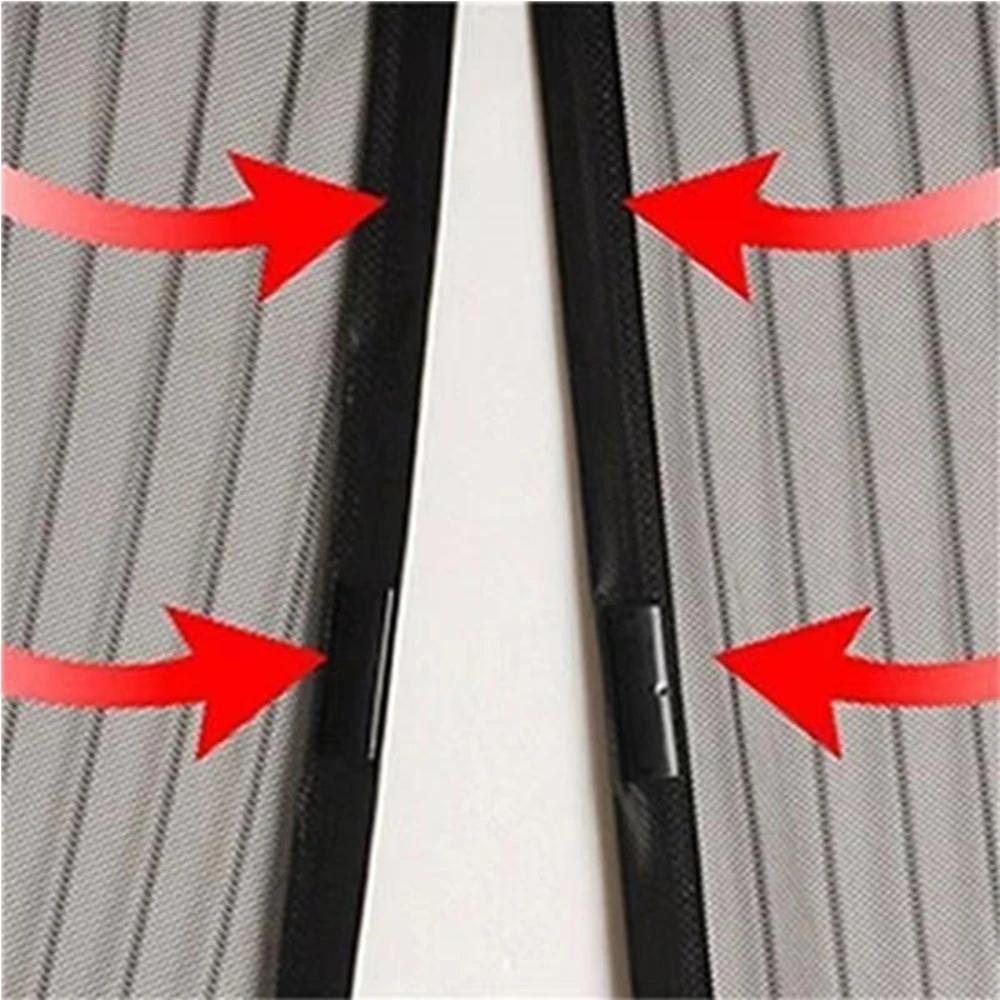 DIY Mosquito Netss for Window Summer Magnetic Mosquito Net Magnetic Soft Screen Door Penetration Anti-mosquito Curtains Shades