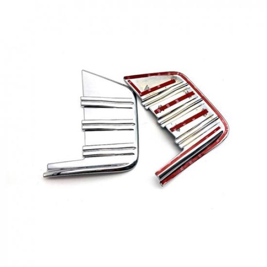 Front Fog Light Cover Trim For - Chevrolet Chevy Silverado 1500 Chrome