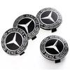 New 4PCS 75MM Car Wheel Center Hub Caps Emblem Tire Rim Covers For Mercedes Benz AMG W203 W206 W220 W205 W211 W212 GLA GLC CLA A