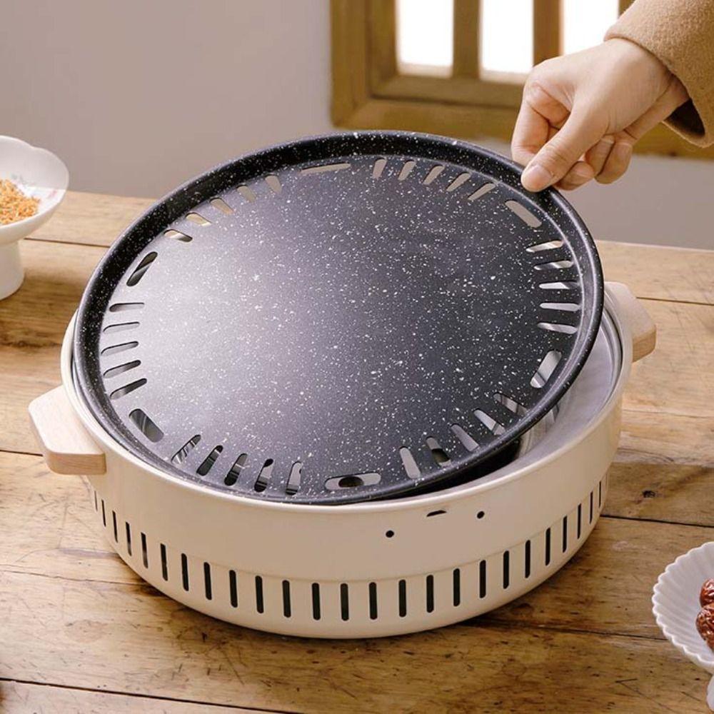 With Grill Pan Barbecue Grill Anti-scalding Handle Tea Stove Portable Charcoal Stove  Outdoor