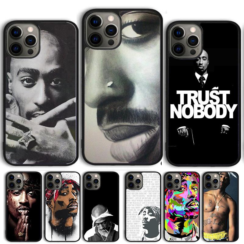 2Pac Tupac Shakur Hip Hop Rapper Handyhülle Abdeckung Für iPhone 17 Air 15 16 14 13 12 Pro Max 11 Pro Max Plus Hülle