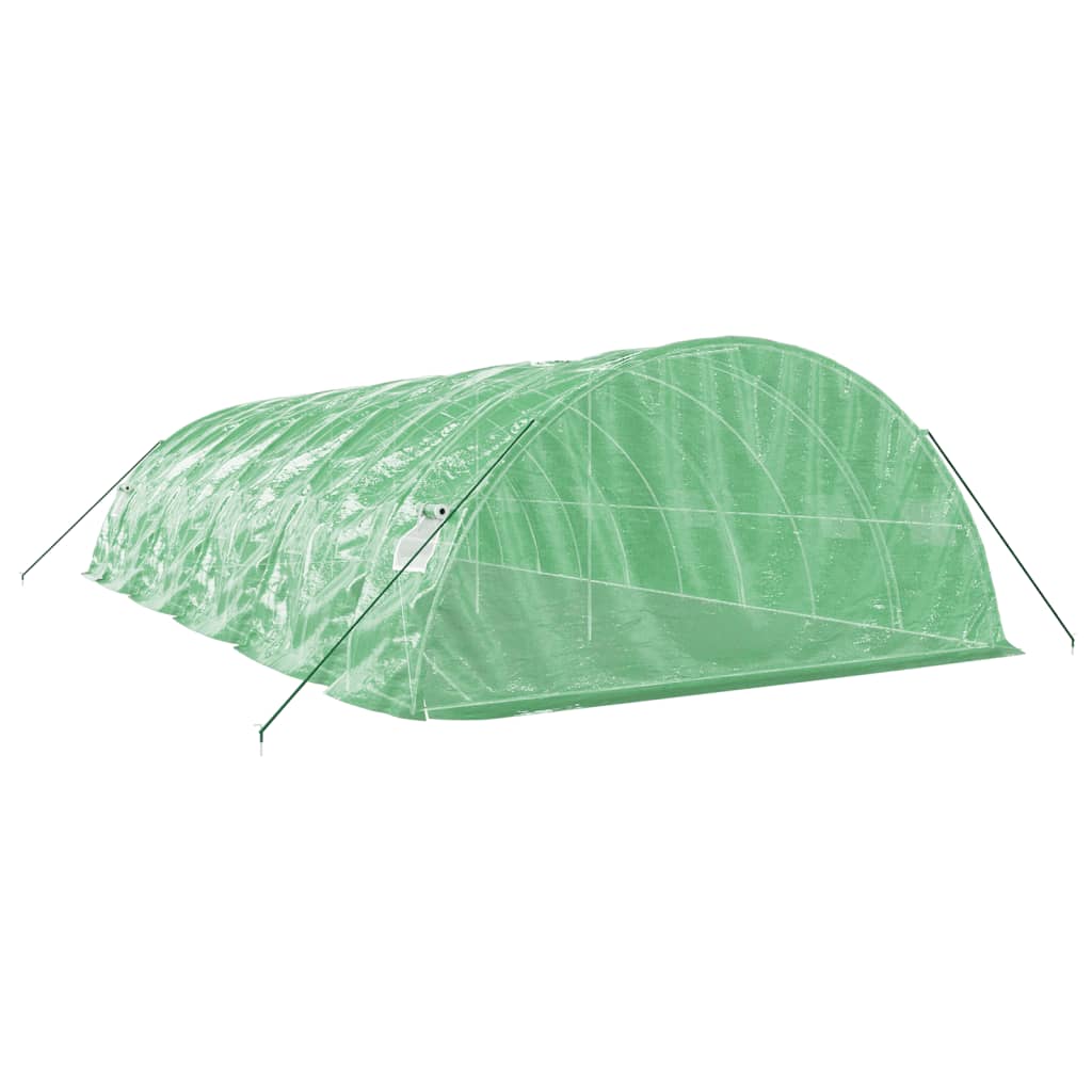 Vidaxl Szklarnia Ze Stalową Ramą, Zielona, 50 M², 10X5X2,3 M