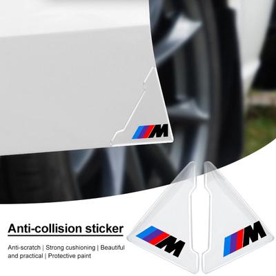 2Pcs Transparent Car Door Corner Cover Anti-Scratch Protection Sticker For M E34 E36 E60 E90 E46 E39 F10 F20 F30 X5 X6 X1 M3 M5 M6 E71 F01 F02 F87