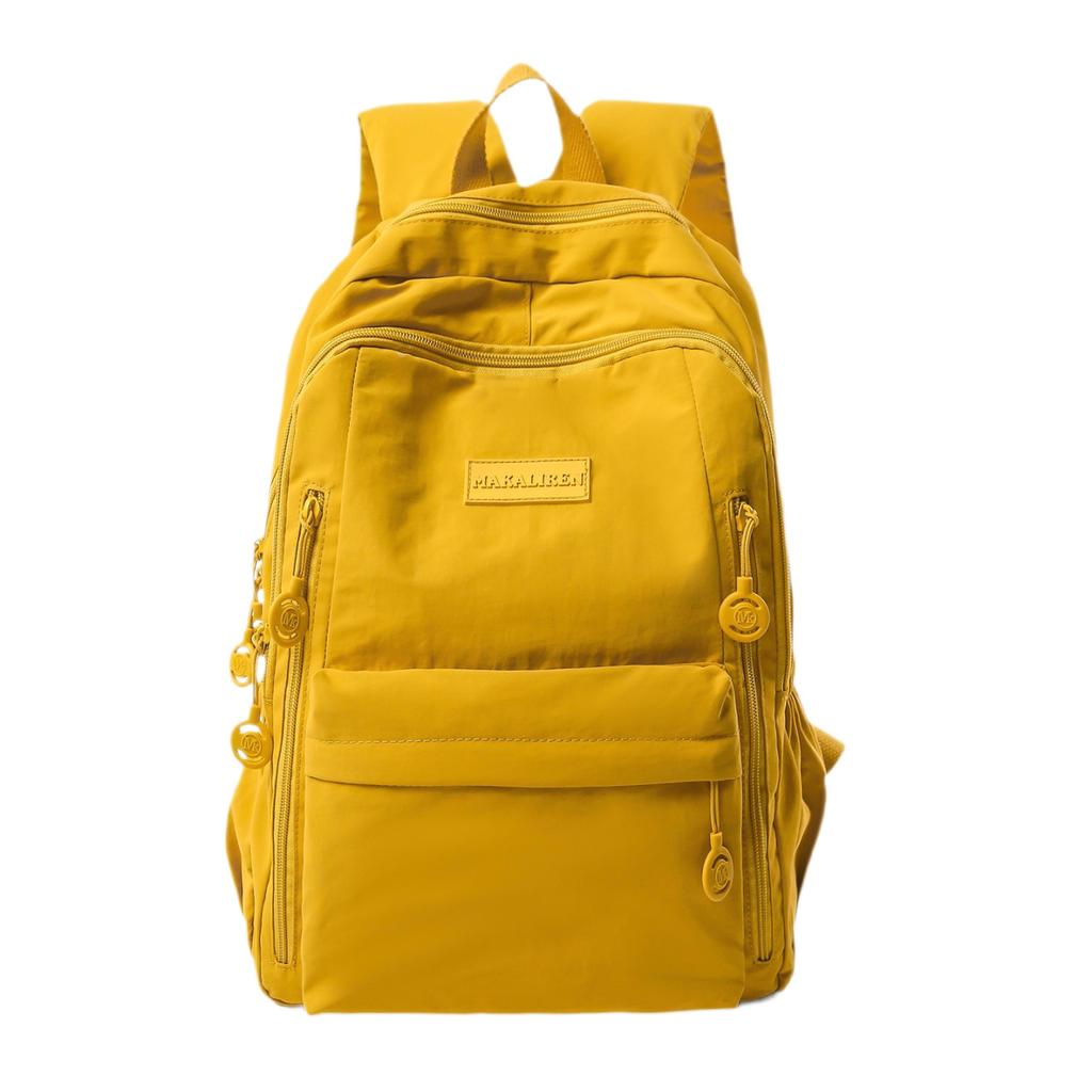 Schoolbag Mori High-value Versatile Solid Color Backpack Student Lightweight Simple Schoolbag Short Trip Outdoor Couple Backpack