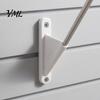 Weatherproof Flag Holder Mini Stick with Screws, Wall Mount Pole Small Holder, Display Bracket for Classrooms Offices Shops Flagpole Mounting Hardware