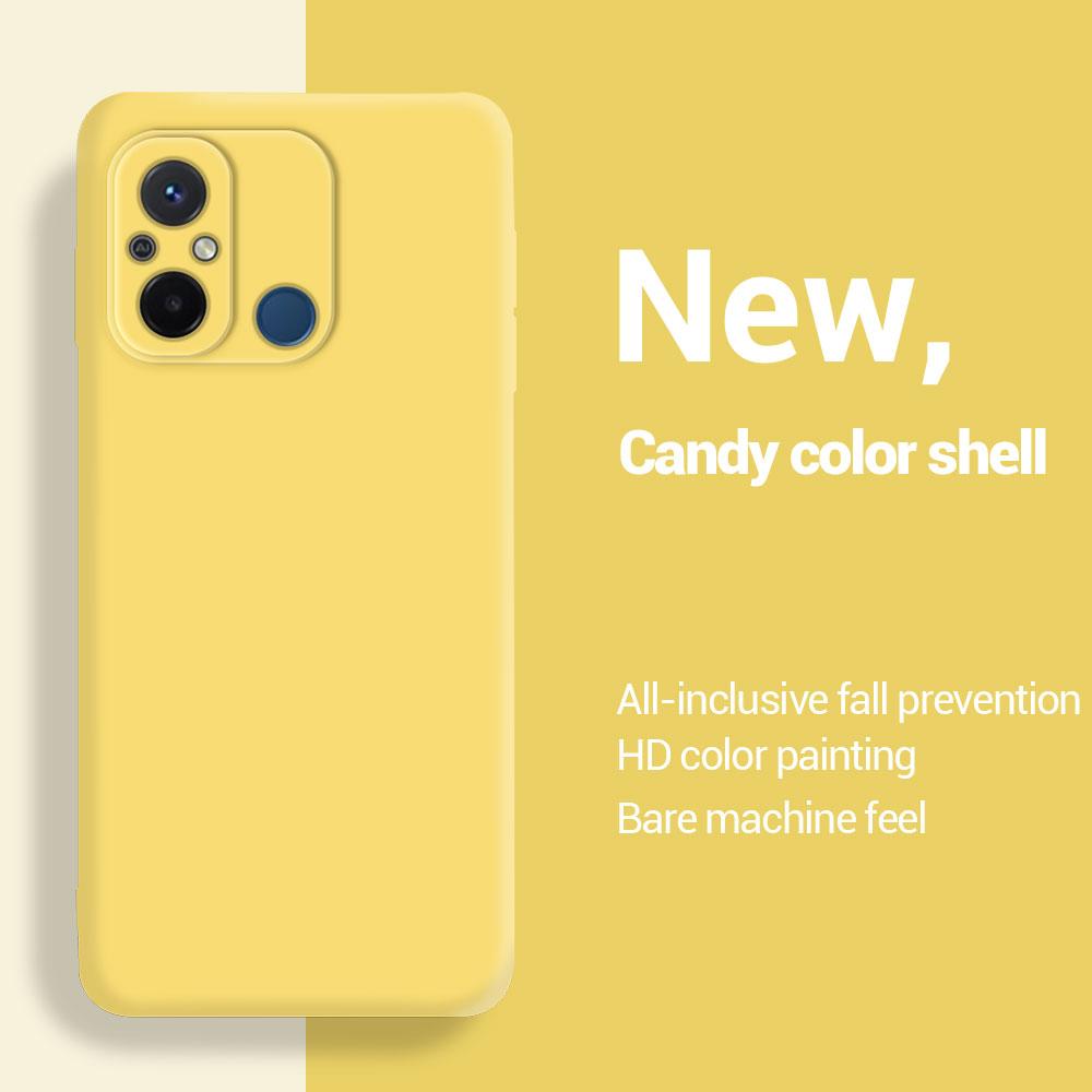 For Xiaomi Redmi 12C Case Matte Silicone Back Cover For Xiaomi Redmi 12C 12 C Phone Cases For Redmi 12C Fundas Coque