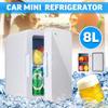 12V 8L Freeze Heating Fridge Car Refrigerator Compressor for Car Home Picnic Refrigeration Heating -22~65 Degrees