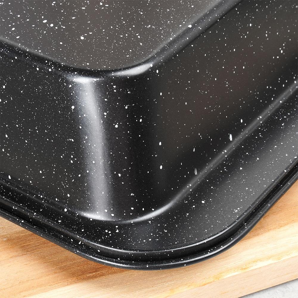 Granite Roasting Pan Roasting Tray Meat Cake Oven 37cm