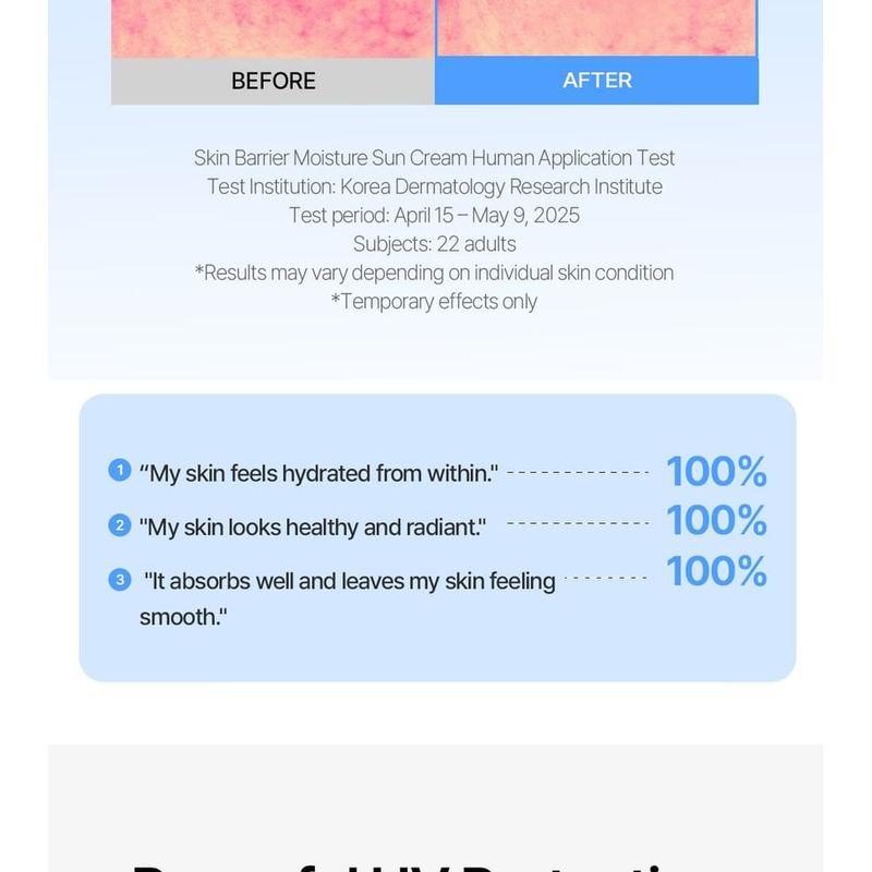 Ongredients Skin Barrier Moisture Sun Cream