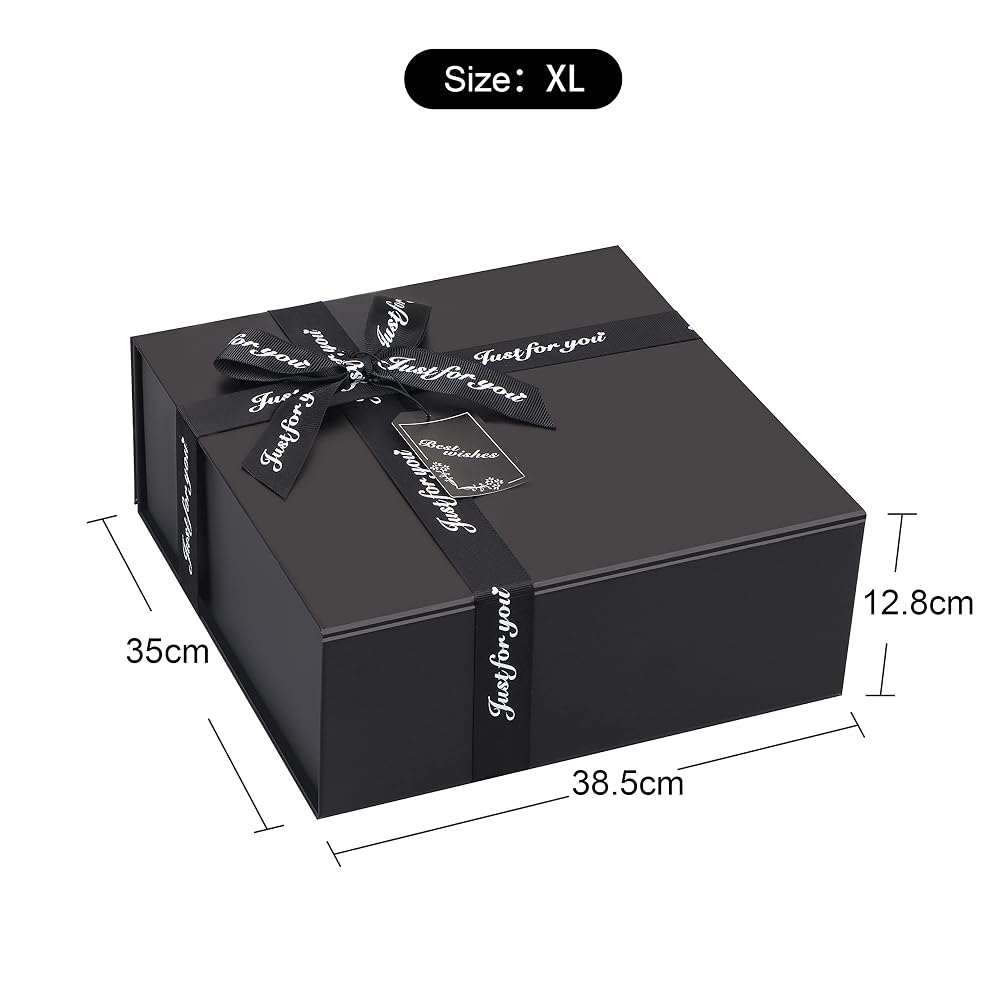 JiaWei Gift Box 385 x 35 x 128cm, Magnetic Closure with Lid, Luxury Gift Box, Wedding, Foldable