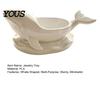 Unique Whale Shaped Trinket Bowl Decorative Storage Bowl, Ocean Theme Jewelry Tray for Ring Earring Necklace, Candle Holder, Succulent Planter & Desk