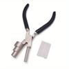 1PC Durable Bail Making Pliers Tool for Bending and Looping Wires for Jewelry Making Multi-Size Jewelry Stainless Steel Pliers.