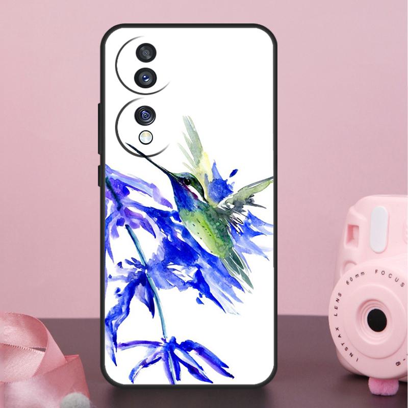Hummingbird and Flowers Case For Honor Magic 8 Pro 5 6 7 Pro Win X9a X9b X9c X9d X8b X8c 50 70 90 200 400 Lite Cover