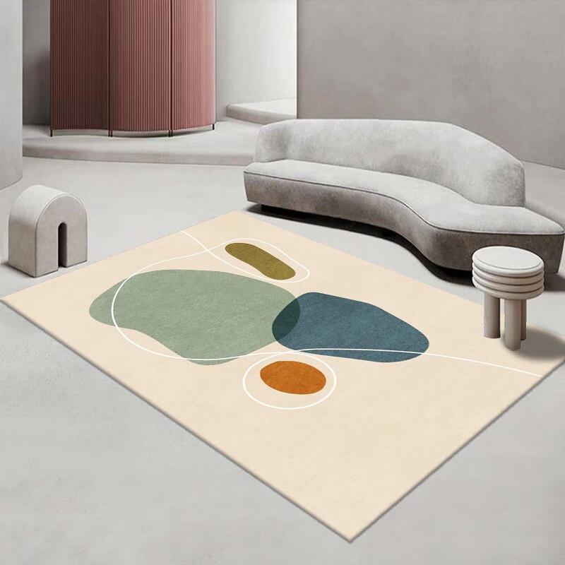 Visionary Modern Minimalist Crystal Velvet Area Rug