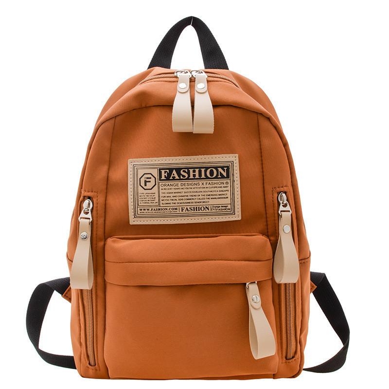 New Kids Backpack Unisex Elementary Students Simple Nylon Lightweight Design