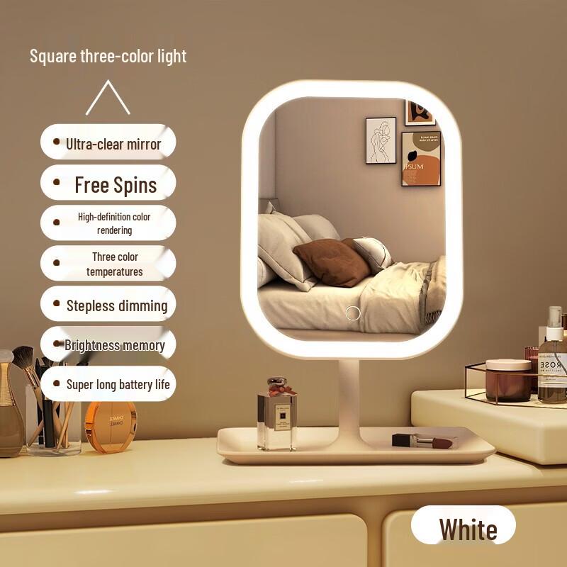 Smart LED Desktop Makeup Mirror