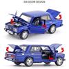 1/32 skala LADA 2106 odlany model samochodu zabawka, wycofać pojazd zabawkowy z dźwiękiem i światłem dla dzieci maluch chłopcy dziewczęta kolekcja prezentów