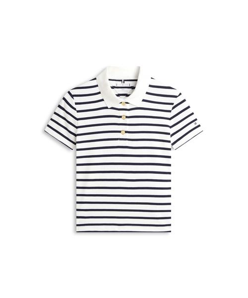 Tommy Hilfiger Gold Button Polo Shirt (T22G1Tpi052Wt10Ba)