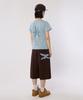 BOUNDARY Double-Tuck Classic Logo Backpack Patch Bermuda Shorts [Brown]