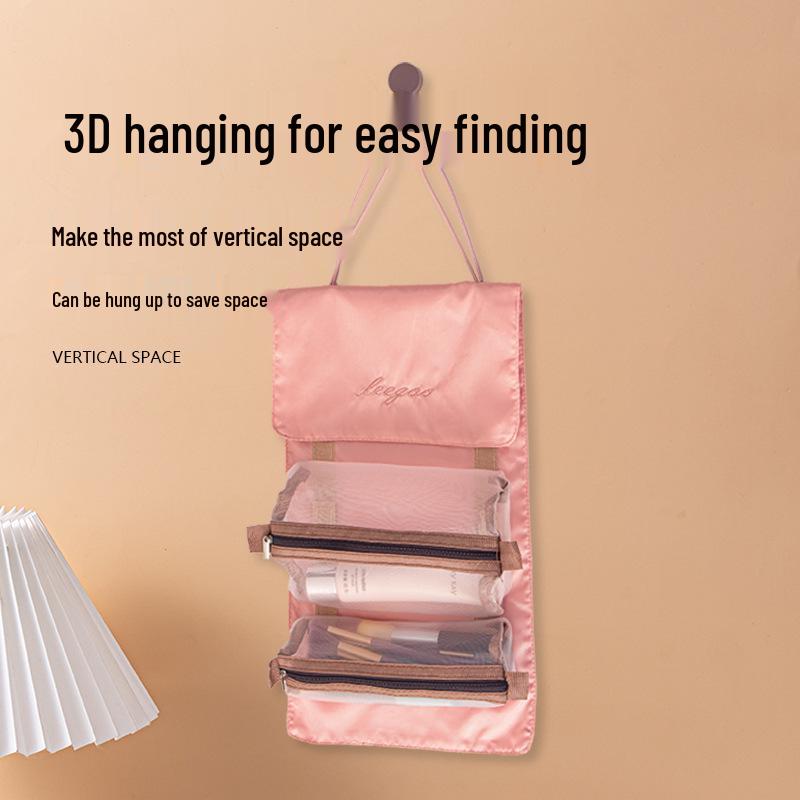 Abnehmbare 4-in-1 Multifunktionale Make-up- & Toilettenartikel-Tasche - Große Kapazität Tragbarer Reise-Organizer