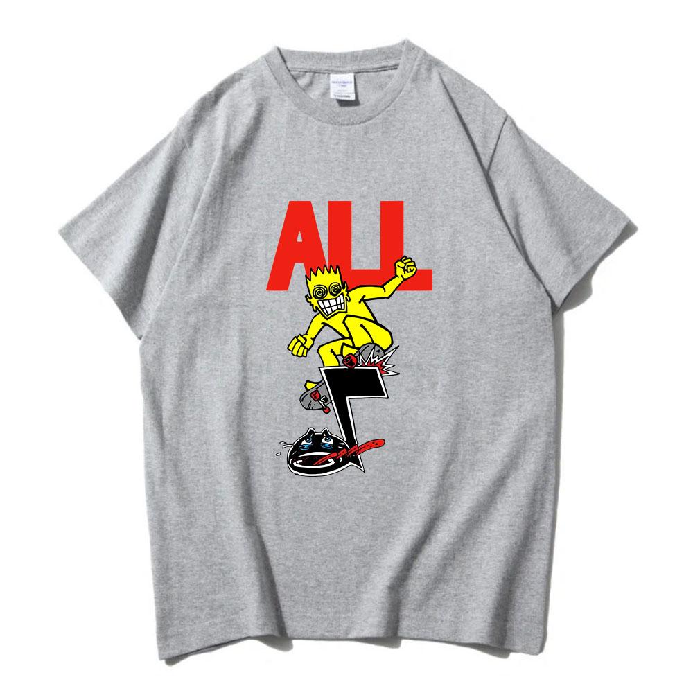 

Hip Hop Unisex Streetwear All Band Rock Fashion T-shirt Summer Cotton High Quality Tshirts Men/Women Clothes Print Tees Hombre 4XL