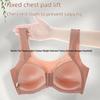 Plus Size Seamless Lace Nursing Bra with Front Buckle & U-Shape Back