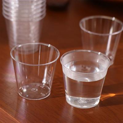 50PCS/SET 30ML Disposable Plastic Cups Mini Tasting Cups Portable Transparent Cups  Kitchen Use