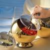 Stainless Steel Condiment Bowl with Airtight Lid Slanted Design Spice Container for Kitchen Restaurant Home Use