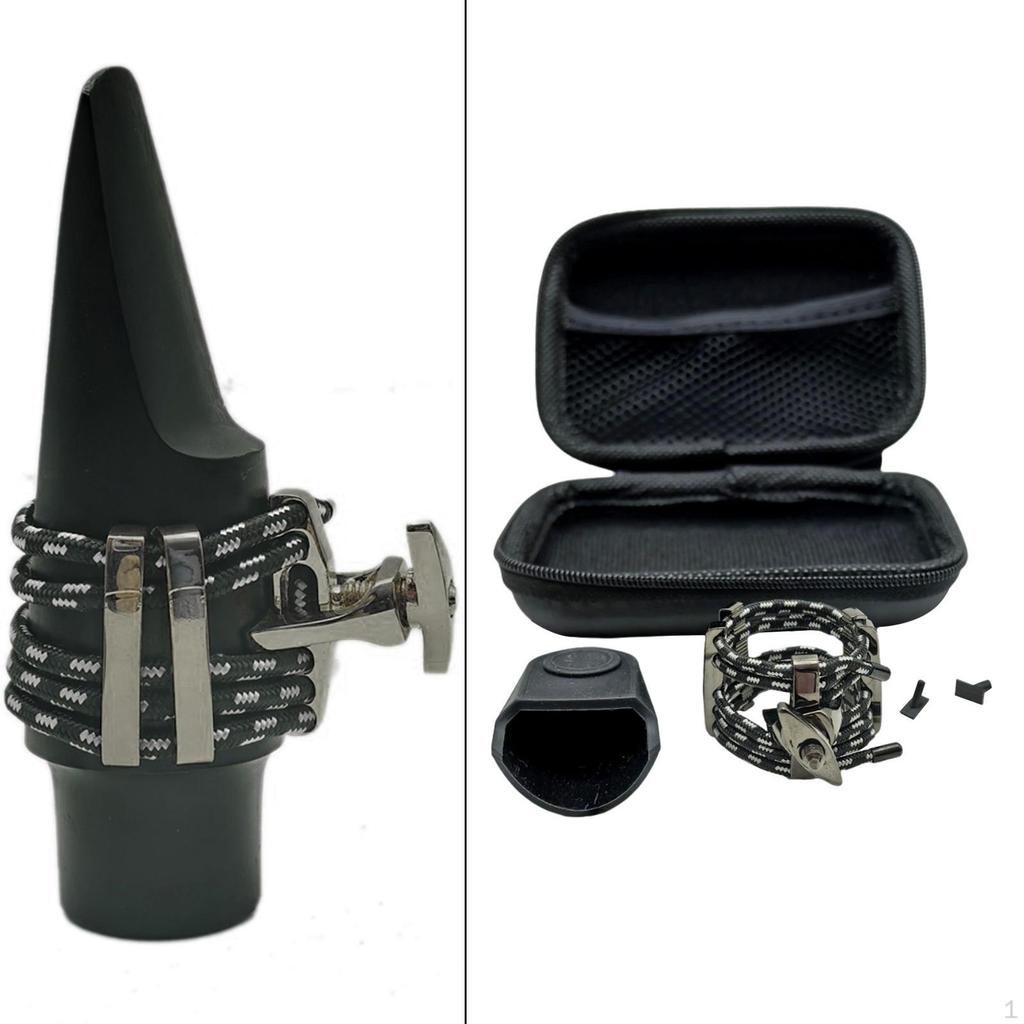 Alto, Soprano And Tenor Saxophone Ligature, Metal String Attachment, Compact Accessory Suitable for