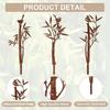 Rusty Metal Ground Post For Outdoor Spaces Multipurpose Plant Support And Decoration Simple Installation Gardens