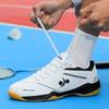 Badminton Shoes Men and Women Couples Sports Outdoor Training Shoes Tennis Shoes Wear-resistant Lightweight Shock Absorption Training Volleyball