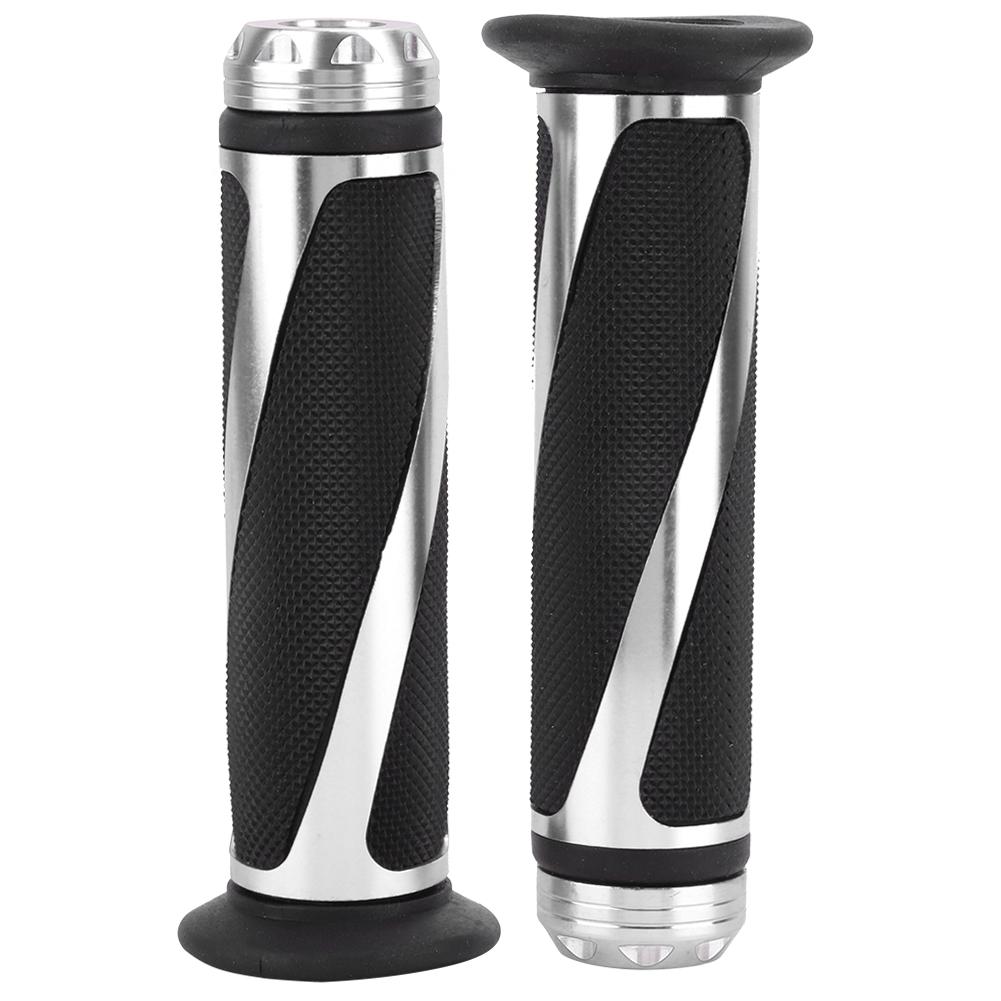 1 Pair Metal Motorcycle Throttle Handlebars Hand Grips Modification Accessory