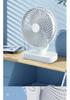 USB Rechargeable Desktop Oscillating Mini Fan for Dorm or Office