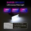 2Pcs LED License Plate Light Lamp Assembly For Jeep Grand Cherokee 2014 2015 2016 2017 2018   Fiat 500 2013- Super Bright 6000K Xenon White Rear Tag