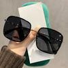 Sunglasses women's new trend myopia advanced sense UV protection driving special box sunglasses large frame