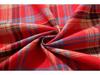 American Yarn-Dyed Holiday Christmas Tablecloth - Red and Green Plaid Cotton Polyester for Coffee and Dining Tables.