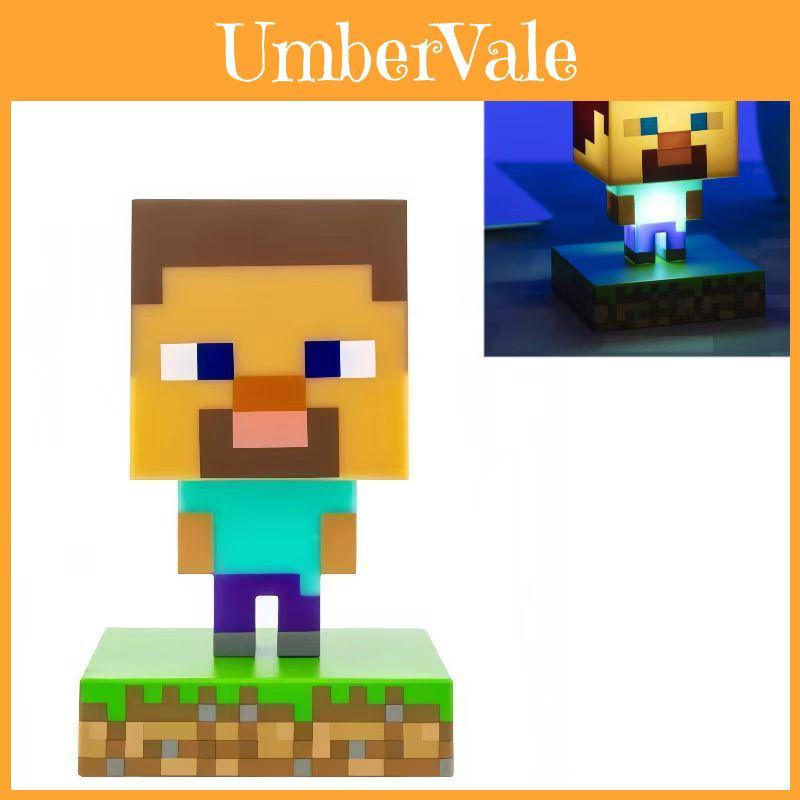 Minecraft 3d Character Night Light With Led Glow For Kids Bedroom Decor