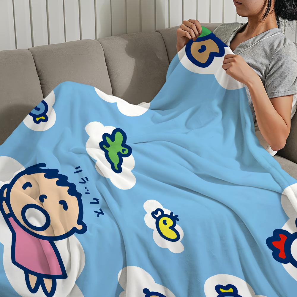 Cartoon M-MINNA NO T-TABO Niedliche Decke Plüsch Nickerchen Sofa Teppich für Wohnzimmer Warm Büro Schlafzimmer Geburtstag Zuhause Reisen Kindergeschenke