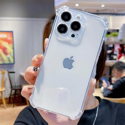 Soft Shell for Apple 14promax Four Corner Airbag Anti Drop Transparent Phone Case for Apple Case
