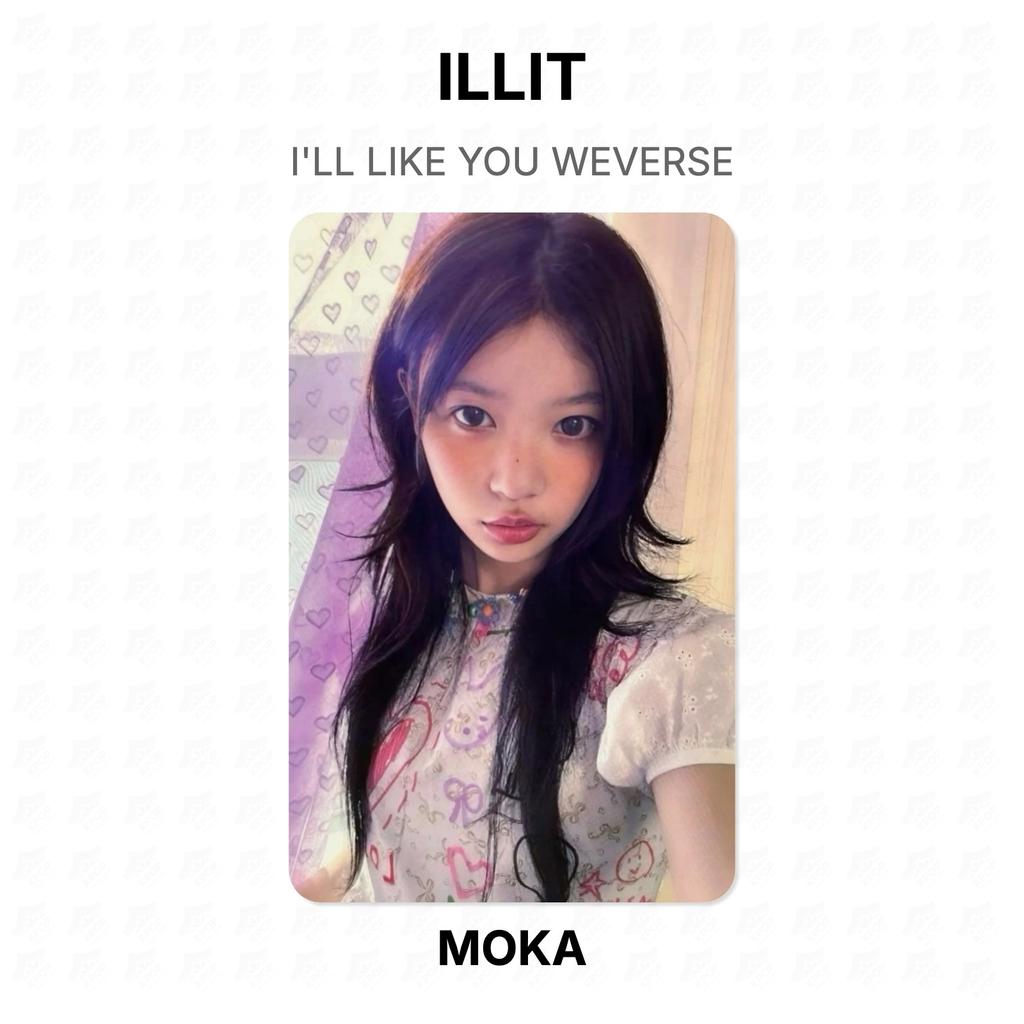 ILLIT I'LL LIKE YOU WEVERSE Official Photocard