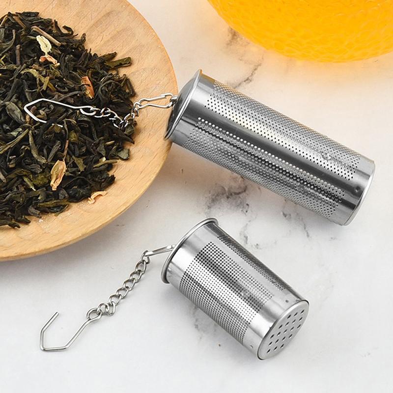 Tea Strainer Loose Leaf Tea And Spices Stainless Steel Infuser With Hook